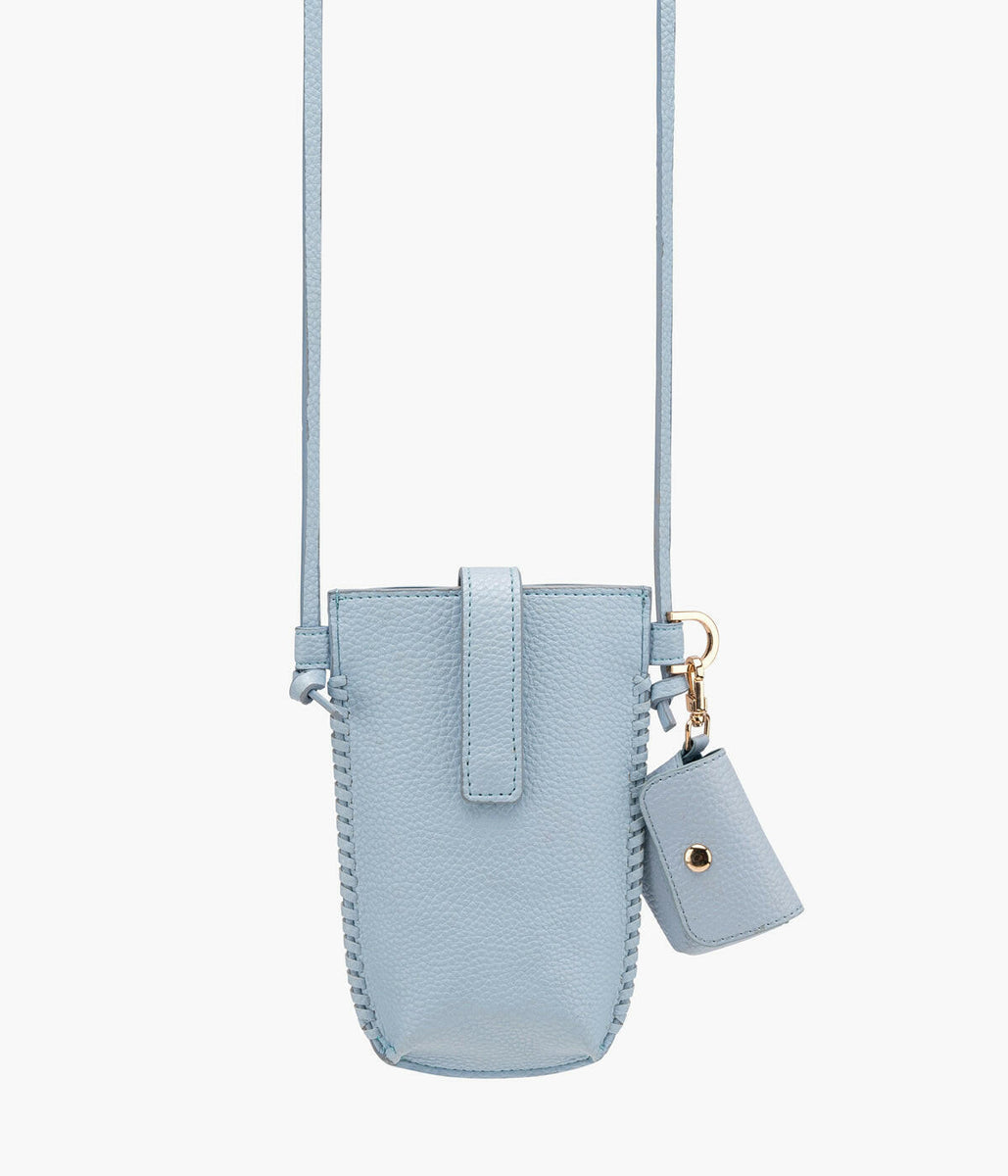 Python Bag Strap in Mellow Blue